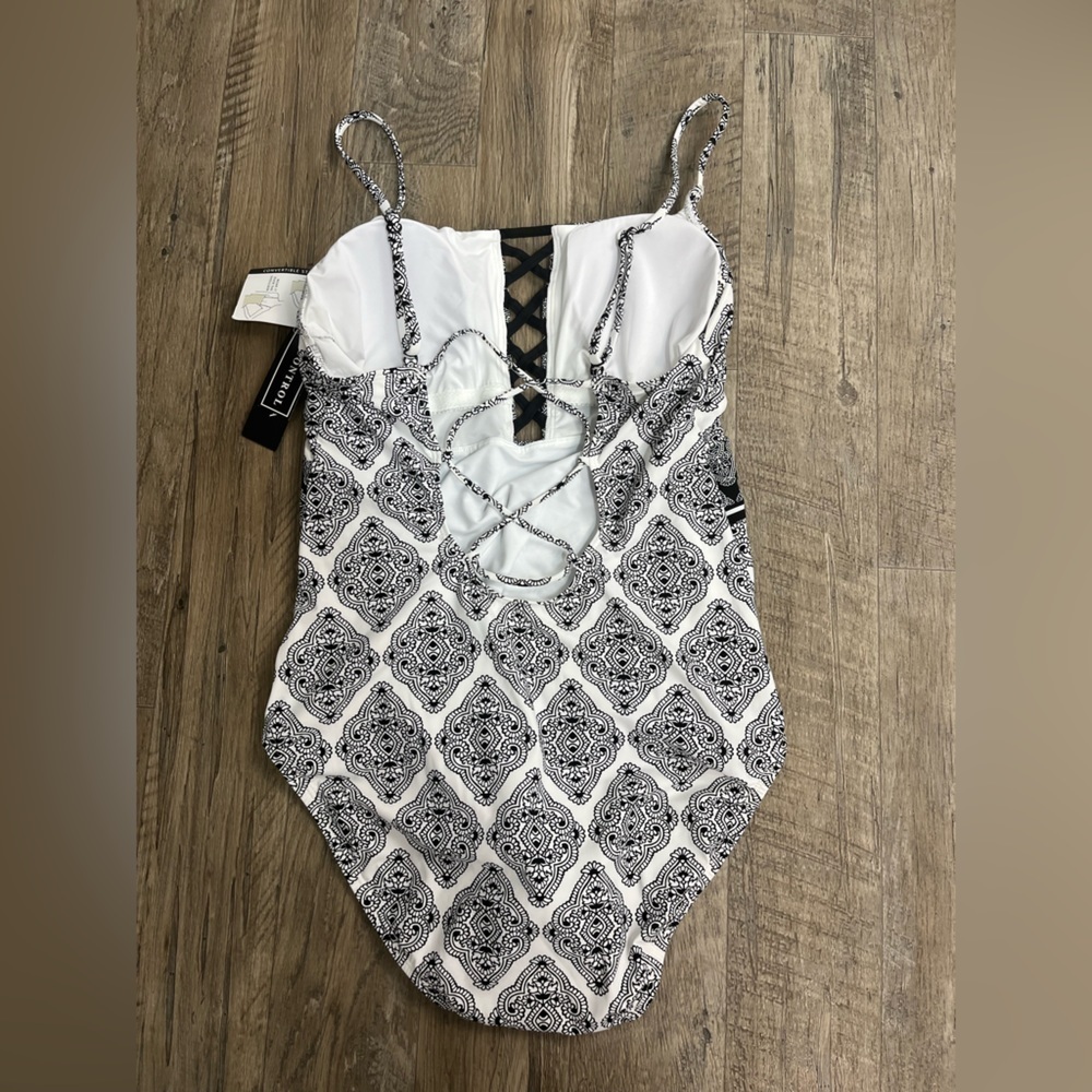 NWT La Blanca Strappy Mio One Piece Swimsuit - Picture 4 of 13